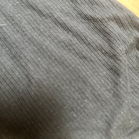 URBAN OUTFITTERS Out From Under Ribbed Off Shoulder Body Suit Black Size Small - Picture 5 of 7